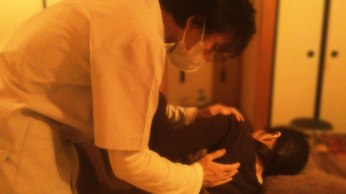 肩甲骨の内側の整体